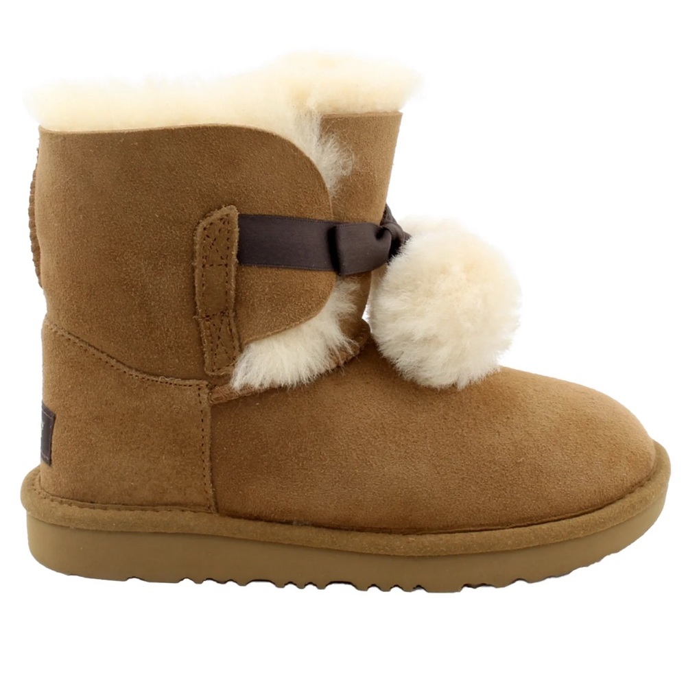 UGG Tan Suede Shearling Boots